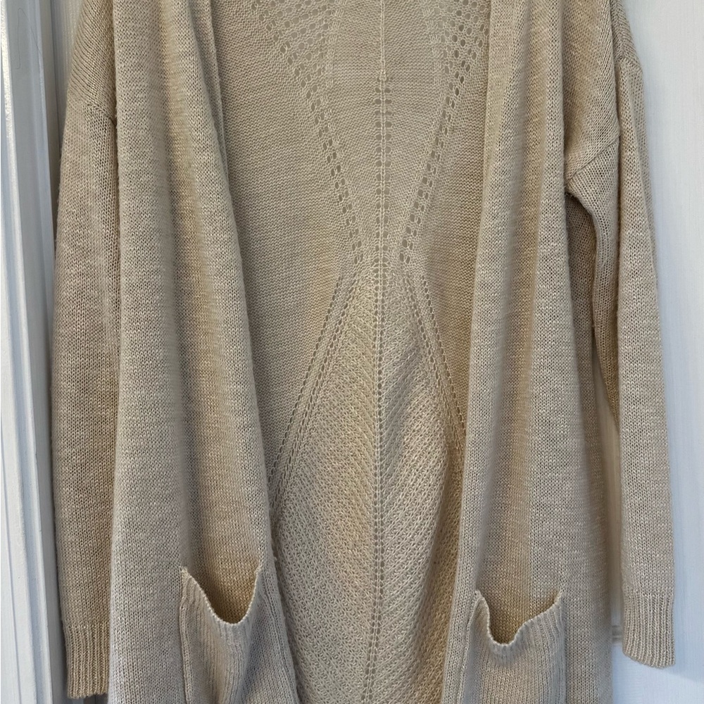 Pink Rose Beige Women's Cardigan